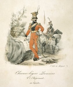 Französische Lanzenreiter von Unbekannter Künstler
