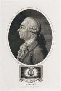Friedrich Gottlieb Klopstock, deutscher Dichter von Unbekannt