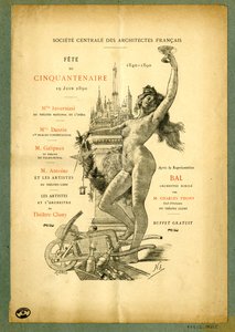 Fête du cinquantenaire von Unbekannter Künstler