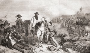 Garibaldi in Italien während der Belagerung von Rom 1849 von Unbekannter Künstler