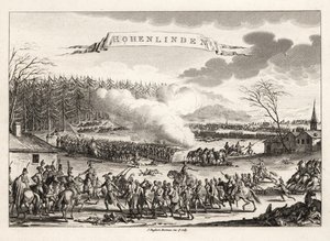 General Jean Victor Marie Moreau führt die französische Revolutionsarmee zum Sieg in der Schlacht von Hohenlinden über die Österreicher und Bayern