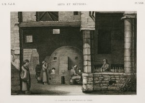 Glasherstellung Glashütten, Ägypten, ca. 1798