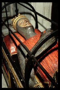 Gloucester Cathedral, Effigie des Herzogs der Normandie, Sohn von Wilhelm dem Eroberer, ca. 1100 von Unbekannt
