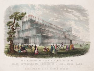 Große Ausstellung 1851 Der Kristallpalast, London von Unbekannt