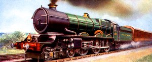 Great Western Railway Zug - King George V von Unbekannter Künstler