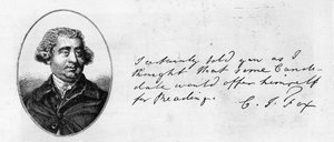 Handschrift und Unterschrift von Charles James Fox