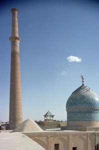 Harun Vilayet Kuppel und das Ali Minarett, wahrscheinlich 17. Jahrhundert (Foto) von Unbekannt