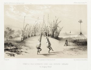 Kopfschmuck des Carajas-Indianers, Brasilien, ca. 1843-1847 von Unbekannt