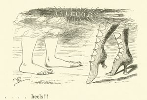 Absätze, eine Allegorie von Unbekannt