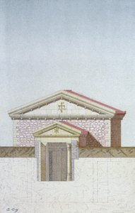 Hypogäum Martyrium von Poitiers, ca. 1880 von Unbekannter Künstler