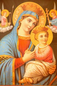 Ikone im koptischen Kloster Saint Bishoy