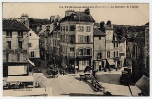 Île de France, Seine et Marne (77), Ferte-sous-Jouarre (Ferte-sous-Jouarre): die Kreuzung der Kirche - Postkarte Ende 19. Anfang 20. Jahrhundert
