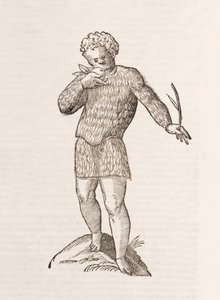 Illustration eines Mannes von Unbekannt