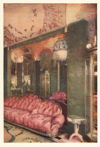 Innenansicht des Richard Hudnut Ladens, Rue de la Paix, Paris 1928 von Unbekannter Künstler