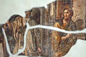 Isiac-Zeremonie-Mosaik aus Vakto, Türkei von Unbekannt