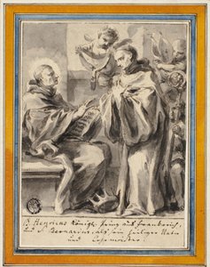 König Heinrich von Frankreich und der heilige Bernhard von Clairvaux