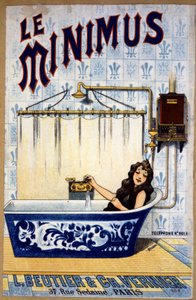 Le minimus Badezimmer, ca. 1900
