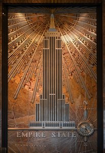 Nummernschild des Empire State Building, New York City, USA (Foto)