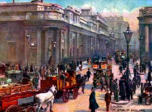 London - Bank of England, frühes 20. Jahrhundert