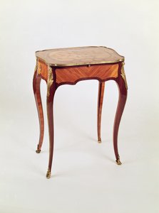 Louis XV Marketerie-Schreibtisch von Bernard van Risenburgh