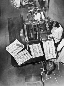 Rechnungen machen, Washington, D.C., ca. 1929