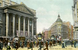 Mansion House und Cheapside, London
