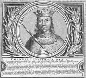Manuel I. von Portugal (Lithografie) von Unbekannt