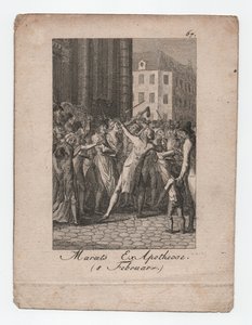 Marats Apotheose am 8. Februar von Unbekannter Künstler