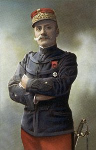 Marschall Ferdinand Foch (1851-1929), Divisionsgeneral der französischen Armee, dann Befehlshaber der alliierten Armeen im Norden, Generalstabschef der französischen Armee und Generalissimus der alliierten Truppen im März 1918, erlangt den Rang eines Marsc von Unbekannter Künstler