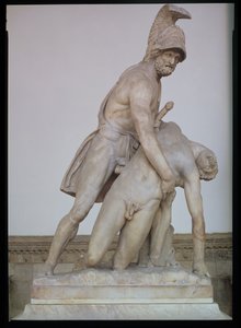 Menelaos stützt den Körper des Patroklos, römische Kopie eines griechischen Originals