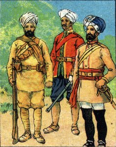 Militäruniformen der indischen Armee