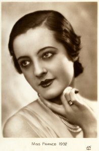 Miss Frankreich 1932 (Postkarte) von Unbekannt
