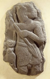 Moabitischer Sturm-Gott, Shihan, altes Land Moab, ca. 1100 v. Chr. von Unbekannt