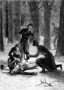 Mord an Philippe Lebon (1769-1804), Erfinder im Jahr 1804, auf der Straße nach Le Havre