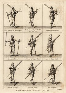 Musketenübungen von Unbekannt