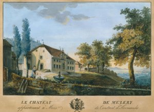 Schloss Mézery von Unbekannter Künstler