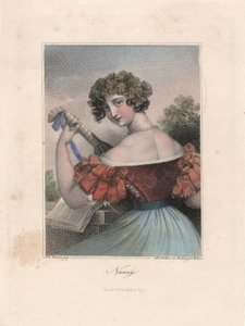 Nanny, Leipzig, um 1840 (Stich)
