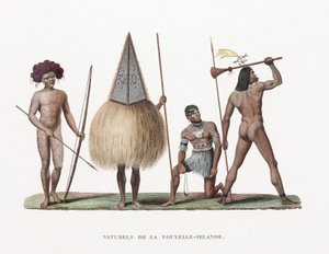 Einheimische von Neuirland (heute Papua-Neuguinea) von Unbekannt
