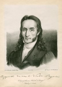 Niccolo Paganini - Porträt von Unbekannt