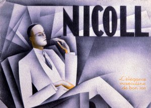 Nicoll, Eleganz der Männer im guten Geschmack, ca. 1930 von Unbekannter Künstler