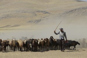 Nomadenzelte zwischen Tamar und Ashkhaneh, Iran 2022 von Unbekannter Künstler