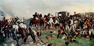 Am Abend der Schlacht von Waterloo