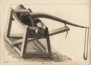 Onager, eine Art Katapult zum Schleudern von Steinen