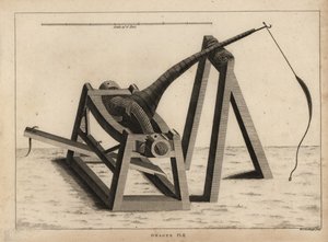 Onager, eine Art Katapult zum Schleudern von Steinen