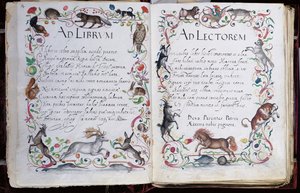 Seiten aus dem Album Amicorum von Philipp Hainhofer, 1596-1633 von Unbekannt