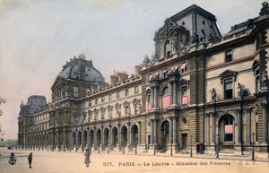 Paris, Frankreich: Der Louvre, Finanzministerium