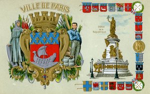 Paris Postkarte