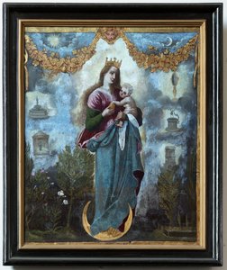 Pfarrkirche (Parochiekerk Sint-Martinus). Gemälde. Unbefleckte Empfängnis oder Madonna mit Kind.