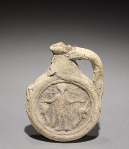 Pilgerflasche mit Sankt Menas, 500-700