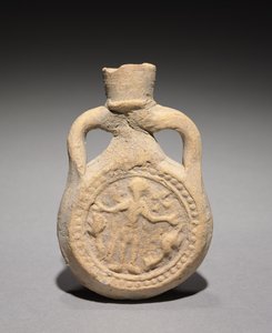 Pilgerflasche mit Sankt Menas, 500-700